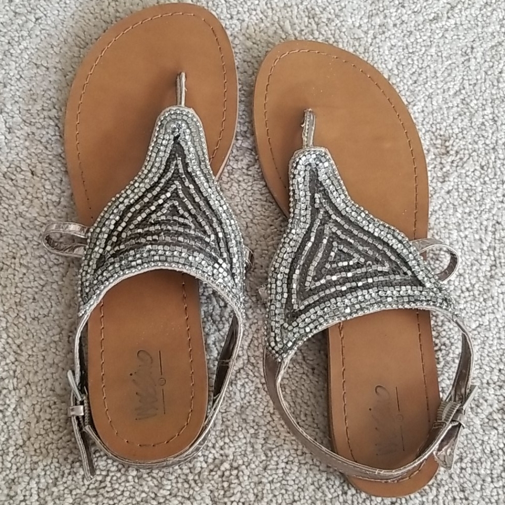 Beaded sandals